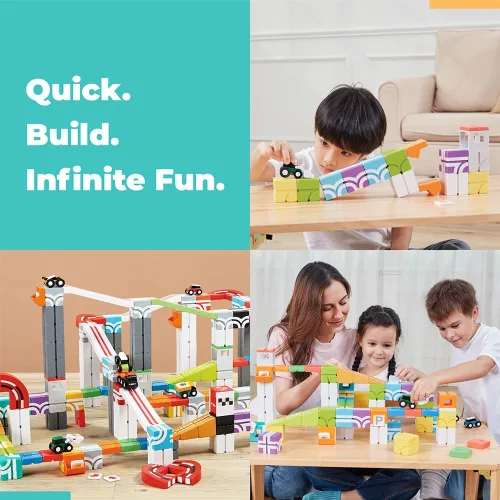Miniatura 7 de QBI Juguetes magnéticos para bebés de 0 a 6 a 12 meses, tarjetas de bebé en blanco y negro, juguetes para recién nacidos, tarjetas de alto contraste