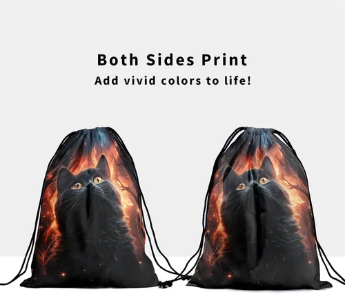 Miniatura 157 de Bolsa de agarre de gimnasia de piel de animal, bolsa de gimnasia con cordón ajustable, bolsa de cuerda para fauna silvestre, Mariposas Galaxy