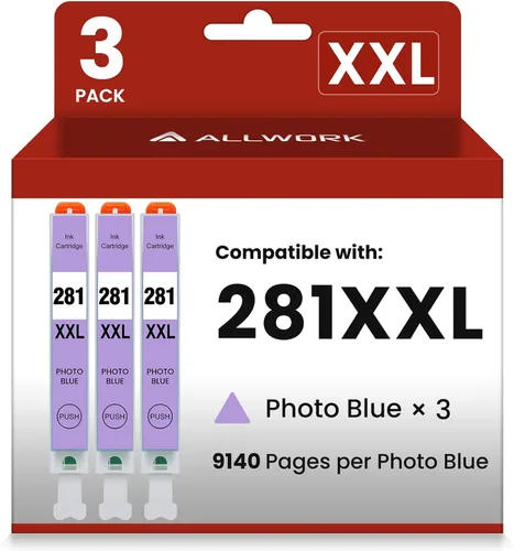 Miniatura 15 de ALLWORK 280XXL 281XXL Compatible con cartuchos de tinta Canon 280 y 281 PGI-280XXL CLI-281XXL para Canon TR8620a Cartuchos de tinta para Pixma