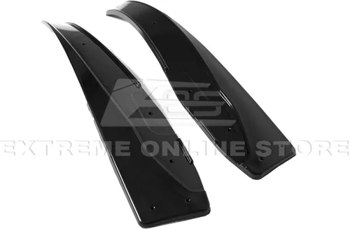 Miniatura 9 de Para Chevrolet Corvette C6 Grand Sport y Z06 2005-2013 EOS ZR1 estilo faldones laterales paneles de umbral con guardabarros par