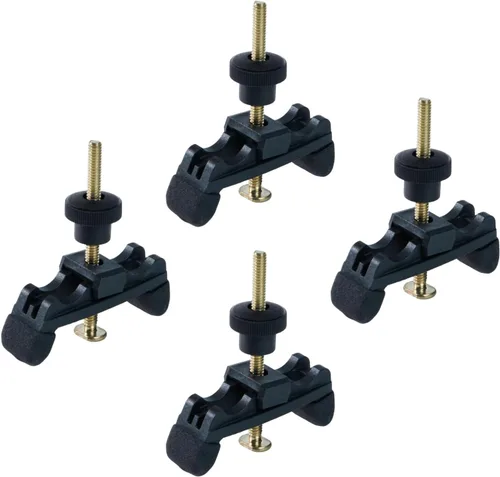 Miniatura 12 de POWERTEC Abrazadera de retención en T 71168V, 5-1/2 pulgadas de largo x 1-1/8 pulgadas de ancho, paquete de 2, abrazaderas de riel en T