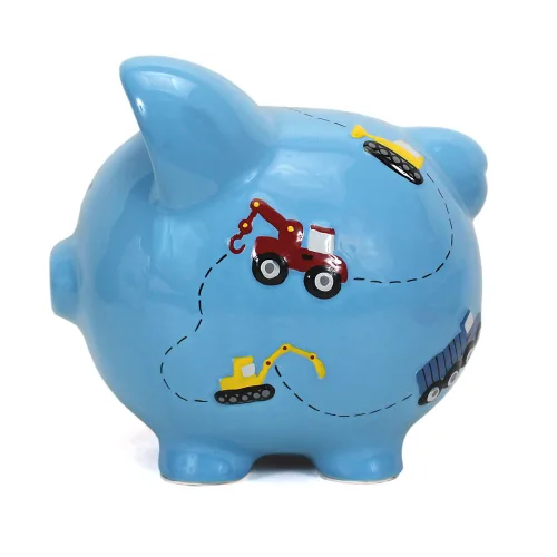 Miniatura 3 de Child to Cherish Cerdito de cerámica, diseño de globo aerostático