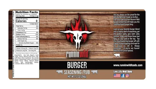 Miniatura 3 de Paquete de condimentos Burger & French Fry Sin sabores artificiales, sin MSG añadido Condimento gourmet para hamburguesas y papas fritas