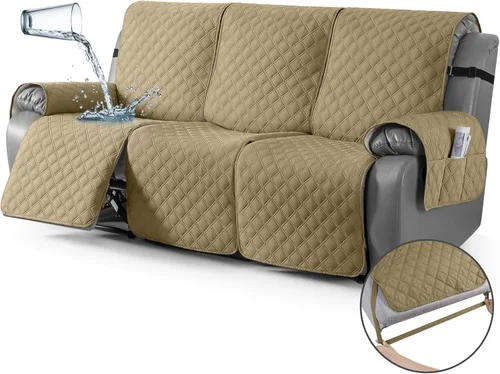 Miniatura 9 de TAOCOCO - Funda antideslizante para silla reclinable, funda para sofá, funda para silla reclinable pequeña con correas elásticas, protector