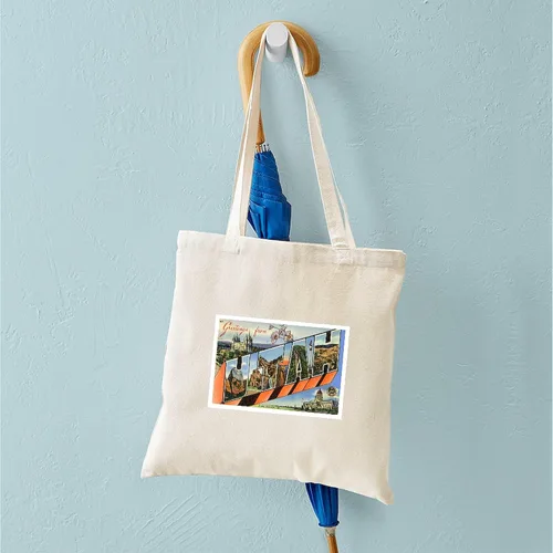 Miniatura 5 de CafePress Utah UT - Bolsa de compras de lona beige natural reutilizable
