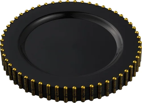 Miniatura 6 de Plasticpro - Juego de platos combinados de 32 piezas de plástico para cena, platos desechables de plástico elegantes y resistentes para fiestas de 7