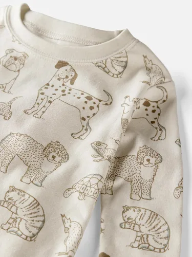 Miniatura 2 de little planet by carter's - Pijama de 2 piezas para bebé, hecha con algodón orgánico, unisex