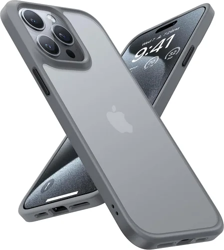 Miniatura 13 de TORRAS - Funda a prueba de golpes para iPhone SE 2022/iPhone SE 2020/iPhone 7, certificado de caída militar, parte trasera dura, semitransparente