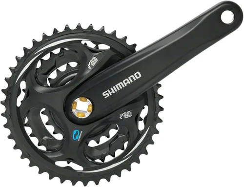 Shimano Altus 7/8 Bielas de bicicletas Speed ​​Mountain (Platos FC-M311), color negro.