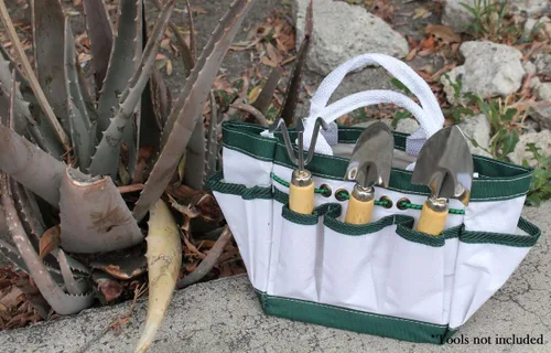 Miniatura 2 de HOMEGARDEN Bolsa de múltiples bolsillos con asas 8 bolsillos espaciosos Ideal para jóvenes entusiastas del jardín 6 x 9 pulgadas
