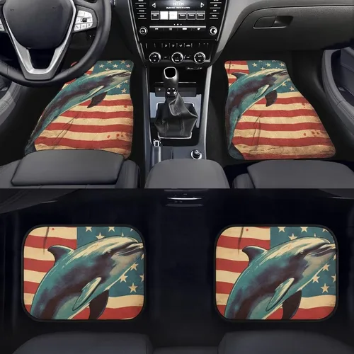 Miniatura 36 de 4 alfombrillas delanteras y traseras para automóvil, SUV, furgoneta y camión, protección de suelo para todo tipo de clima, juego de accesorios