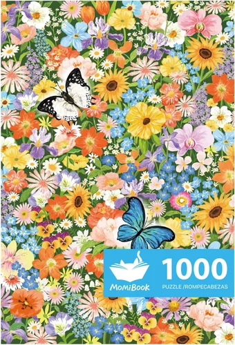 Miniatura 19 de MOMIBOOK Rompecabezas de 1000 piezas para adultos, rompecabezas de Arashiyama Sakura Tour, imagen de pintura, flor de cerezo, difícil, desafiante
