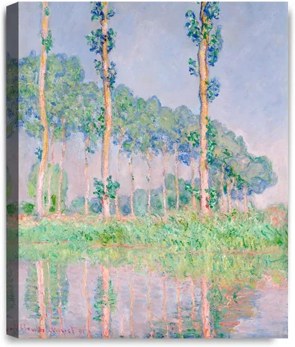 Miniatura 59 de IPIC - Reproducción artística de los lirios de agua de Claude Monet 1906, impresiones giclée coinciden con el marco dorado clásico, arte de pared