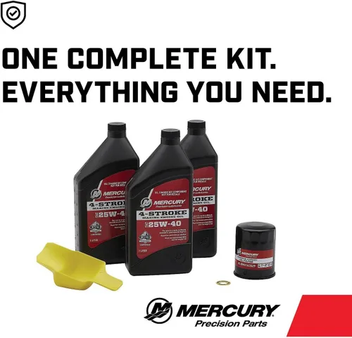 Miniatura 2 de Mercury Kit de cambio y filtro de aceite OEM 40-50-60hp Fueraborda de cuatro tiempos 8M0081916