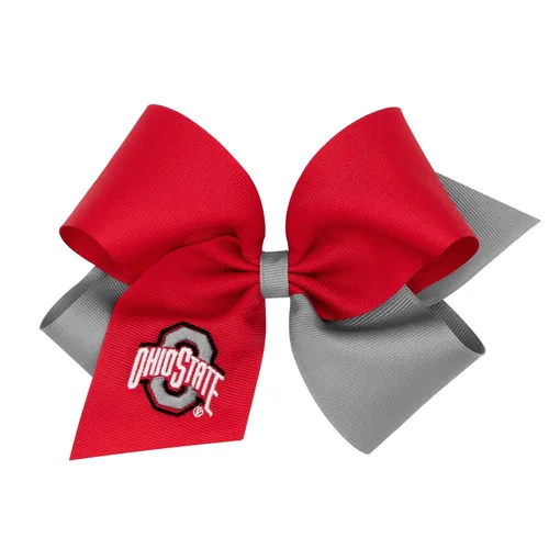 Miniatura 10 de Divine Creations - Lazo para el pelo de dos tonos para niñas con temática universitaria para el día del juego, por Wee Ones en un clip WeeStay