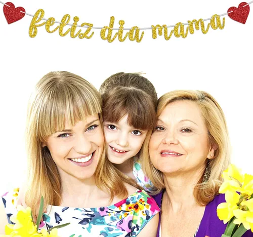 Miniatura 2 de Cartel de Feliz Dia Mama, Feliz Dia De La Madre, Best Mom Ever, I Love You Mom, suministros de decoración de fiesta para el día de la madre