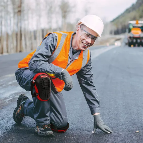 Miniatura 9 de WORKPRO Rodilleras para el trabajo, rodilleras de construcción con cojín ergonómico de gel y acolchado de espuma para jardinería, carpintería