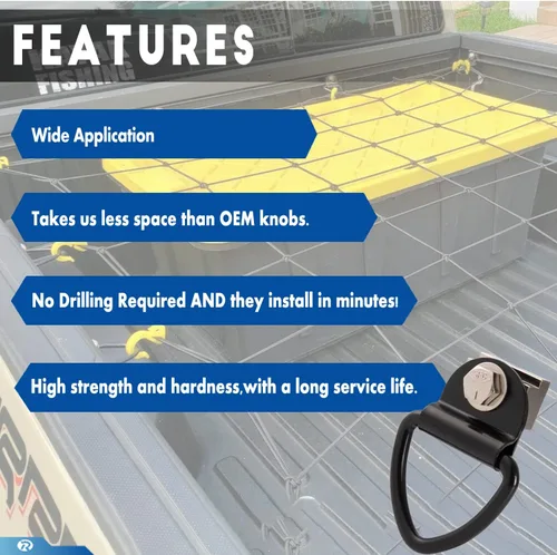 Miniatura 5 de 6 accesorios para riel de cama para Toyota Tacoma y Toyota Tundra
