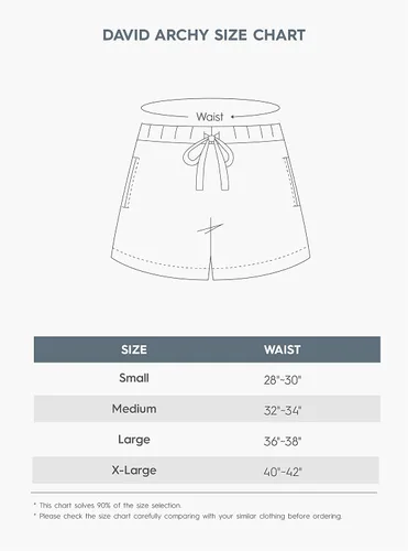 Miniatura 7 de DAVID ARCHY Pantalones cortos de pijama para hombre, de rayón de bambú, suaves, cómodos, con bolsillos, paquete de 2