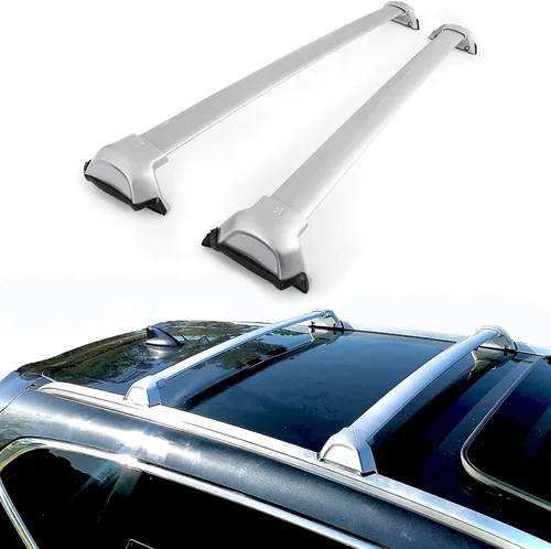 Miniatura 14 de Portaequipajes para techo, rieles laterales y barras transversales compatibles con Honda CRV CR-V 2017-2022 Kit de rieles y barras transversales
