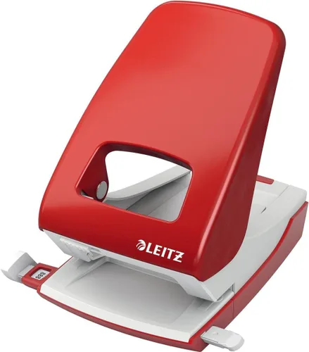 Miniatura 15 de Leitz Perforadora de agujero, 30 hojas, barra guía con marcas de formato, metal, gama NeXXt, 50080035 - Azul