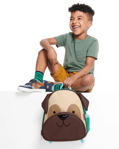Miniatura 8 de Skip Hop - Mochila para preescolar colección Zoo para niños pequeños de 3 a 4 años diseño de pug