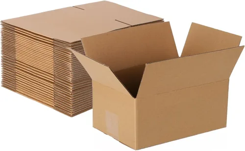 zmybcpack Paquete de 25 cajas de envío de 10x7x5 pulgadas, cajas de cartón para envío, sobres de cartón corrugado Kraft, sobres de cartón para envío