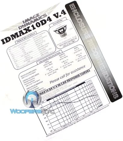 Miniatura 6 de Image Dynamics IDMAX12 V.4 D4 12" 1800W Peak Dual 4-Ohm IDMAX V.4 Series Subwoofer