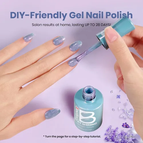 Miniatura 234 de Beetles - Esmalte de uñas de gel marrón – 0.5 onzas líquidas de esmalte de gel marrón oscuro, lámpara LED UV para uñas, regalo de manicura para I