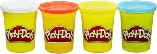 Play-Doh Paquete de 4 latas de 4 onzas, colores clásicos