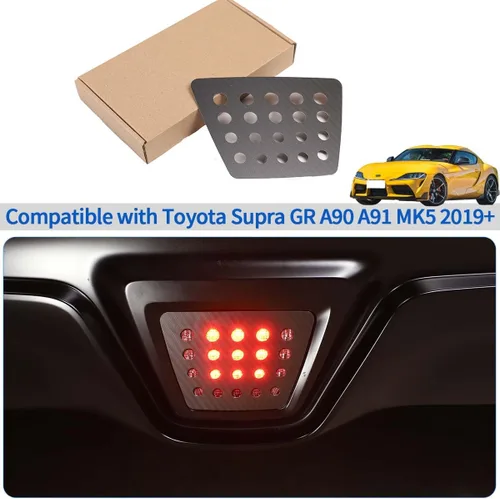 Miniatura 7 de Cubierta de luz de marcha atrás para automóvil compatible con Toyot@ Supr@ GR A90 A91 MK5 2019-2024, cubierta de protección de protección
