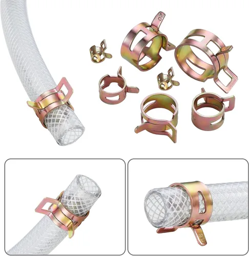 Miniatura 3 de Abrazadera de resorte de manguera de manguera de vacío de silicona, abrazadera de tubo de aire de alambre de acero, abrazadera de clip de tubo