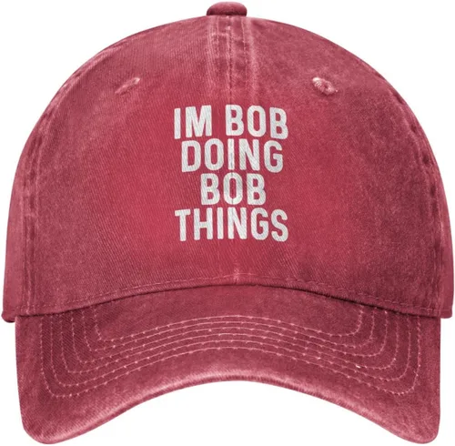 Miniatura 32 de Im Bob Doing Bob Things - Sombrero de camionero para hombre, sombrero de malla vintage para verano Azul Marino-06