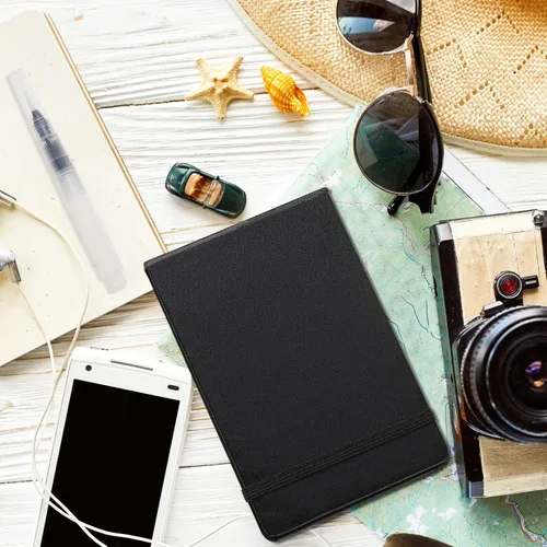 Miniatura 6 de Teling 2 cuadernos de bocetos de acuarela con 3 bolígrafos, papel de 140 libras/10.58 oz/m², pequeño diario de acuarela portátil de viaje, cuaderno
