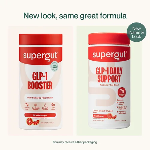 Miniatura 9 de Supergut GLP1 Daily Support - Suplemento en polvo GLP-1 de alto contenido de fibra para mujeres y hombres, mezcla de bebida sin azúcar para la salud