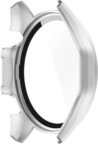 Miniatura 7 de FitTurn Funda rígida de policarbonato con protector de pantalla de vidrio templado a escala integrada compatible con Huawei Watch GT4