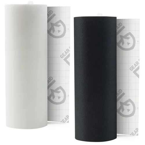 Miniatura 12 de GEAR AID - Cinta adhesiva resistente para reparación de tela y vinilo Tenacious, 3 x 20 pulgadas, color verde OD, reparación rápida de agujeros