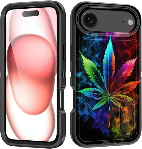 Miniatura 177 de Funda para iPhone Air con soporte integrado, a prueba de golpes, polvo y caídas, 3 capas, grado militar, funda protectora para iPhone Air de 6.5