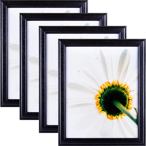 Miniatura 9 de Craig Frames Wiltshire 236 - Portarretratos de madera dura con un solo color blanco, muestra una impresión de 4 x 6 pulgadas con el paspartú o 5 x 7