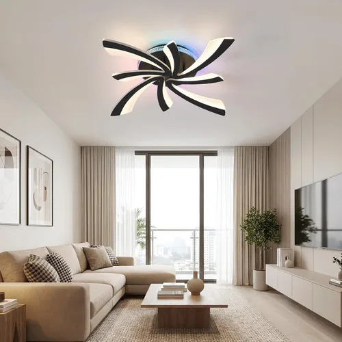 Miniatura 7 de Ceiling Lighting Fixtures, Multi Color Led Ceiling Light, Rgb Ceiling Light Led ceiling light, Indoor dimmable light, Can control color lights