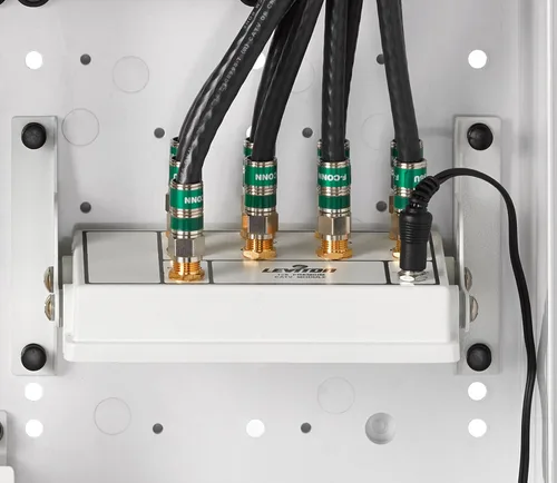 Miniatura 2 de Leviton Módulo CATV premium, blanco, Dorado, 47693-8P