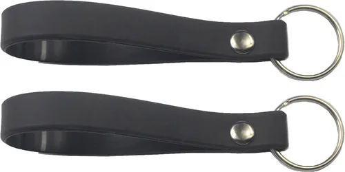 Miniatura 8 de 2 fundas para llavero de 3/4 botones compatibles con Mazda, Negro con blanco y negro con azul, Pequeño
