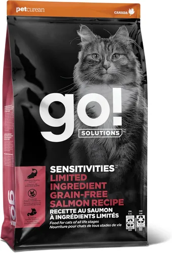 Miniatura 11 de Go! Solutions Sensitivities Limited Ingredient Duck Grain-Free Dry Cat Food, Chicken-Free Kibble Made by Experts for Sensitive Stomachs & Food