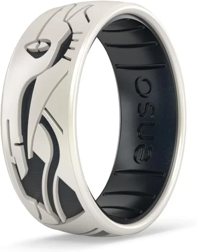 Miniatura 17 de Enso Rings Anillo de boda de silicona – Diseños grabados de Star Wars – Ajuste cómodo – Hecho en Estados Unidos – Ideal para uso activo