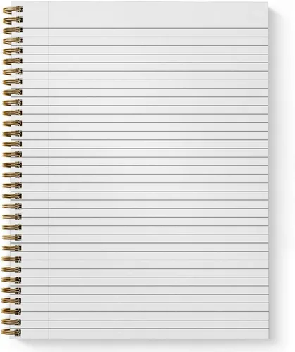 Miniatura 4 de Softcover Dream Bigger - Cuaderno motivacional en espiral de 8.5 x 11 pulgadas, 120 páginas a rayas universitarias, cubierta laminada brillante