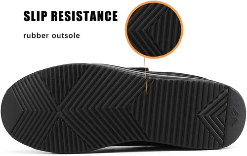 Miniatura 6 de Velcro Platform Sneakers for Women Comfortable Wedge Rocker Bottom Walking Shoes Supportive Extra Wide Width 2 Inch Thick Sole Adjustable Closure