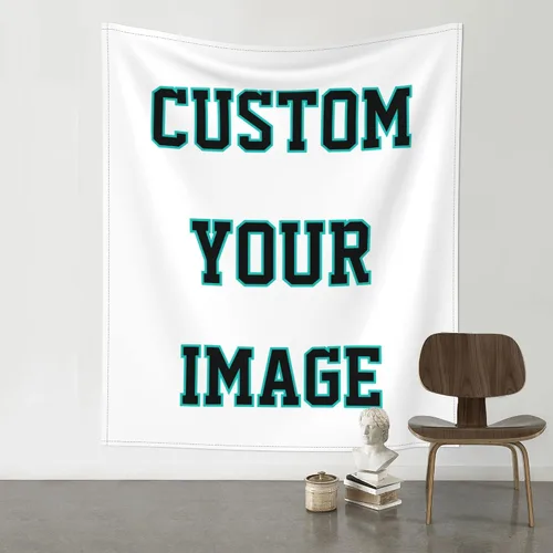 Miniatura 13 de Giabmiag Tapiz personalizado para subir imágenes personalizadas, telón de fondo para colgar en la pared, decoración de dormitorio, estética, 37 x 29