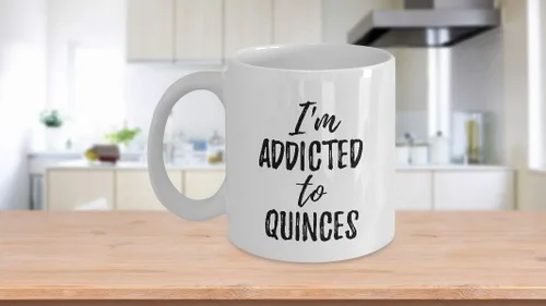 Miniatura 3 de I'm Addicted To Quinces Mug Funny Food Lover Gift Coffee Tea Cup Large 15 oz