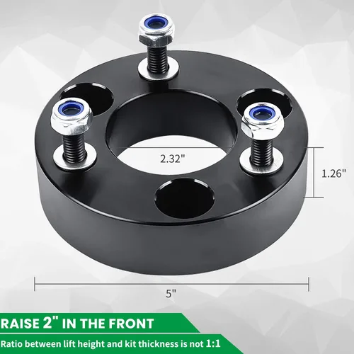 Miniatura 6 de AUTOPTIM Kit de elevación niveladora delantera de 2 pulgadas - Reemplazo para Nissan Frontier 2005-2021, Xterra 2005-2015, Pathfinder 2005-2012, Kit