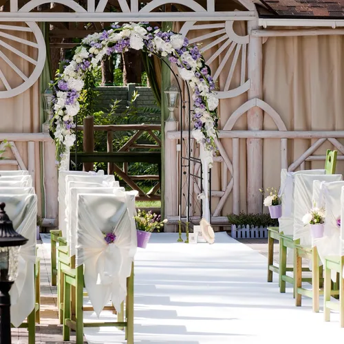 Miniatura 4 de VINGLI Cenador de jardín, arco para fiesta de ceremonia de boda, decoración de jardín de Navidad, enrejado de jardín de acero para escalada